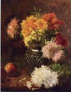 unknow artist, Floral, beautiful classical still life of flowers 020